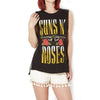 Guns N Roses Stacked Logo Women's Muscle Tank T-Shirt-Cyberteez