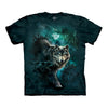 The Mountain Night Wolves Collage Adult Unisex T-Shirt-Cyberteez