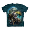 The Mountain Wolf Lookout Adult Unisex T-Shirt-Cyberteez