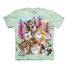 The Mountain Kitten Selfie Adult Unisex T-Shirt-Cyberteez