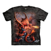 The Mountain Fire Dragon Adult Unisex T-Shirt-Cyberteez