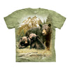 The Mountain Black Bear Family Adult Unisex T-Shirt-Cyberteez