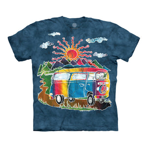 The Mountain Batik Tour Bus Adult Unisex T-Shirt-Cyberteez