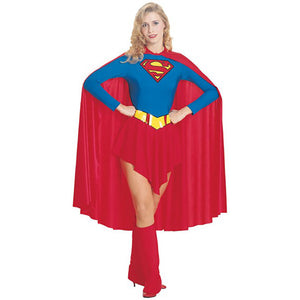Supergirl Women's Superman Costume w/ Cape-Cyberteez