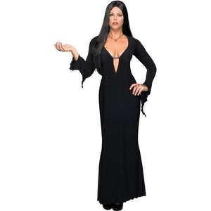 Morticia Costume Dress PLUS SIZE Women's Addams Family Oufit-Cyberteez