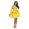 Belle Costume Princess Dress Women's Fab Deluxe Beauty And The Beast Outfit-Cyberteez