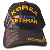 Korea Veteran Hat Black Adjustable Cap-Cyberteez