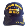 US Air Force Vietnam Veteran Hat Blue Adjustable Cap-Cyberteez