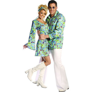 Disco Costume Pants 70's Men's Adult White Saturday Night Fever-Cyberteez