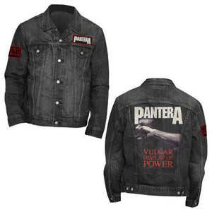 Pantera Vulgar Display Of Power Custom Denim Jacket-Cyberteez