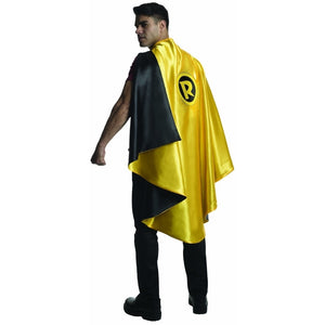 Robin Logo Men's Deluxe Adult Size Batman Costume Cape-Cyberteez
