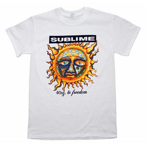 Sublime 40 Oz To Freedom White T-Shirt-Cyberteez