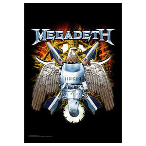 MEGADETH Eagle Tapestry Cloth Poster Flag Wall Banner 30" x 40"-Cyberteez