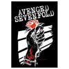 Avenged Sevenfold Rose Hand Tapestry Cloth Poster Flag Wall Banner 30" x 40"-Cyberteez