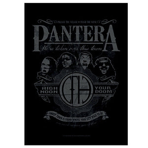 PANTERA High Noon Your Doom CFH Tapestry Cloth Poster Flag Wall Banner 30" x 40"-Cyberteez