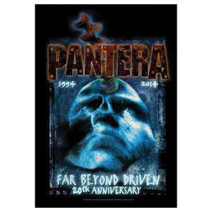 PANTERA Far Beyond Driven 20th Anniversary Tapestry Cloth Poster Flag Wall Banner 30" x 40"-Cyberteez