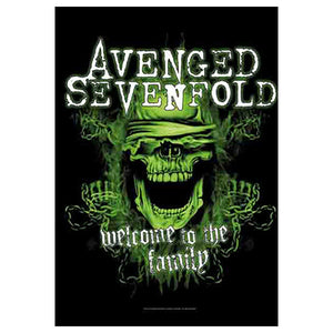 Avenged Sevenfold Welcome To The Family A7X Tapestry Cloth Poster Flag Wall Banner 30" x 40"-Cyberteez