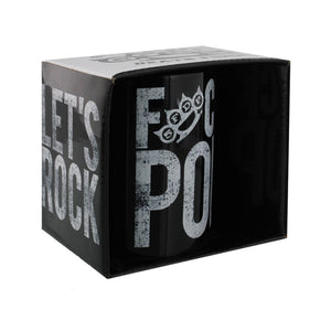Five Finger Death Death Punch F*ck Pop Let's Rock Boxed Ceramic Coffee Cup Mug-Cyberteez