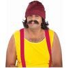 Cheech and Chong Men's Moustache & Wig Costume Kit (Cheech)-Cyberteez
