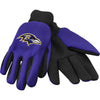 Baltimore Ravens NFL Team Adult Size Utility Work Gloves-Cyberteez