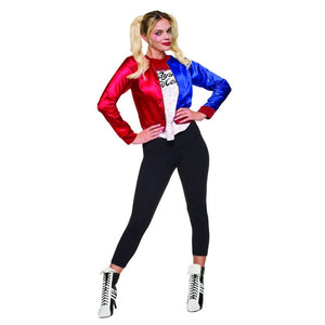Harley Quinn Costume Kit Women's Suicide Squad Jacket And Daddy's Little Monster T-Shirt-Cyberteez