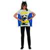 Batgirl Superhero Batman Women's Costume T-Shirt w/ Cape And Mask-Cyberteez