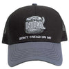 NRA National Rifle Association Don't Tread On Me Snake Black/Gray Adjustable Snapback Hat Cap-Cyberteez