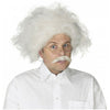 Albert Einstein Wig and Mustache Set Men's Adult Mad Scientist Costume Accessory-Cyberteez