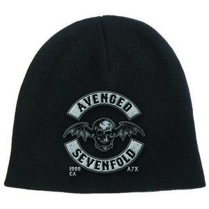 Avenged Sevenfold Death Bat Wings Logo Adult Beanie Knit Hat Cap-Cyberteez