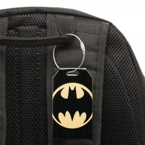 Batman Logo Aluminum Back Pack Travel ID Bag Tag-Cyberteez