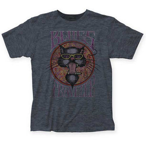 Blues Traveler Smokin' Cat Poster T-Shirt-Cyberteez