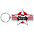 The Clash Star Logo Metal Keychain Keyring