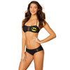 Batgirl Batman Women's Mesh Bandeau Top/Boy Shorts Bikini Swimsuit-Cyberteez