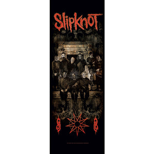 SLIPKNOT Crest DOOR Tapestry Cloth Poster Flag Wall Banner 21" x 58"-Cyberteez
