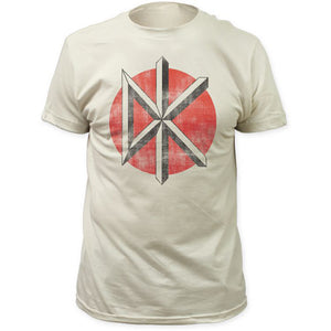 Dead Kennedys DK Logo Distressed WHITE T-Shirt-Cyberteez
