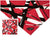 Edward Eddie Van Halen EVH Red Stripes Bandana Handkerchief