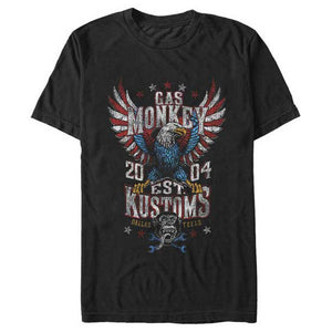 Gas Monkey Garage Eagle Kustoms Fast N Loud T-Shirt-Cyberteez