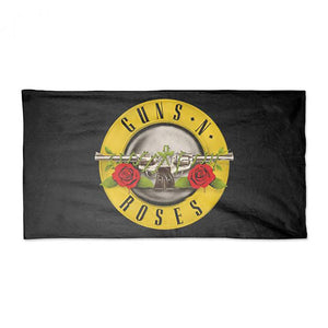 Guns N Roses Bullet Seal Logo Bath Pool Beach Towel-Cyberteez