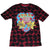 Nirvana Heart Shaped Box All Over Front & Back Print T-Shirt