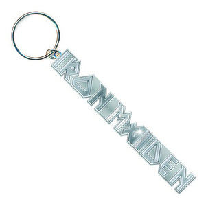 Iron Maiden Logo Metal Keychain Keyring-Cyberteez
