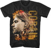 Nirvana Kurt Cobain Side Profile Color Photo T-Shirt-Cyberteez