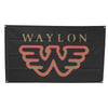 Waylon Jennings Flying W Logo Fabric Poster Wall Flag Banner-Cyberteez