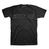 Motley Crue Logo Silver Glitter Too Fast For Love T-Shirt-Cyberteez
