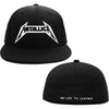 Metallica Logo No Life 'Til Leather Embroidered Flex Fit Hat Cap-Cyberteez