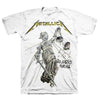 Metallica And Justice For All White T-Shirt-Cyberteez