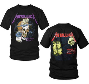 Metallica Harvester Of Sorrow Damaged Justice And Justice For All T-Shirt-Cyberteez
