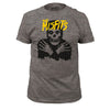 Misfits Classic Fiend Skull Yellow Logo T-Shirt-Cyberteez