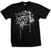 Minor Threat Drip Logo Black T-Shirt-Cyberteez