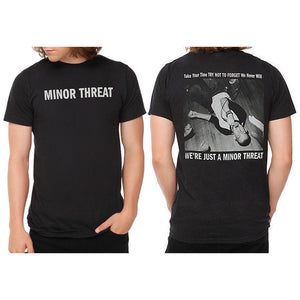 Minor Threat We're Just A Ian MacKaye Black T-Shirt-Cyberteez