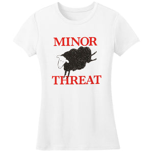 Minor Threat Black Sheep Out Of Step Juniors T-Shirt-Cyberteez